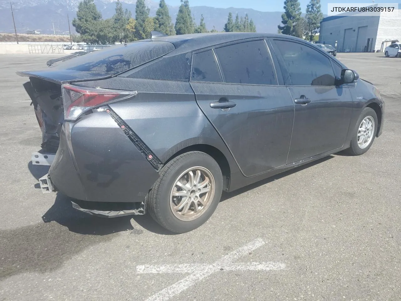 2017 Toyota Prius VIN: JTDKARFU8H3039157 Lot: 75263244