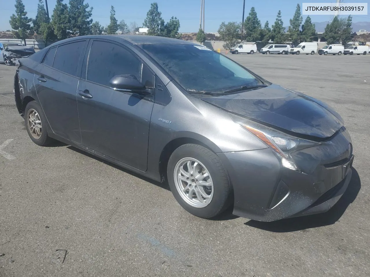 2017 Toyota Prius VIN: JTDKARFU8H3039157 Lot: 75263244