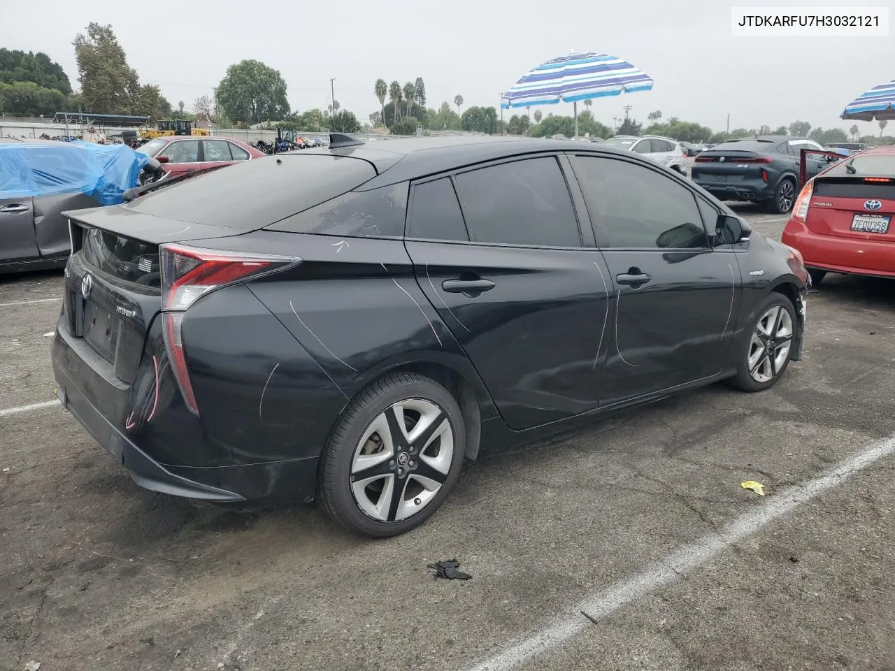 2017 Toyota Prius VIN: JTDKARFU7H3032121 Lot: 75360054