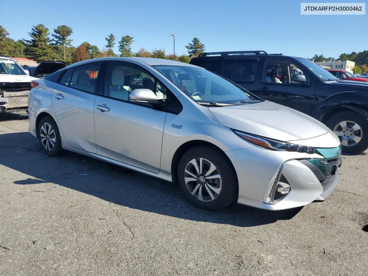 2017 Toyota Prius Prime VIN: JTDKARFP2H3000462 Lot: 75383034