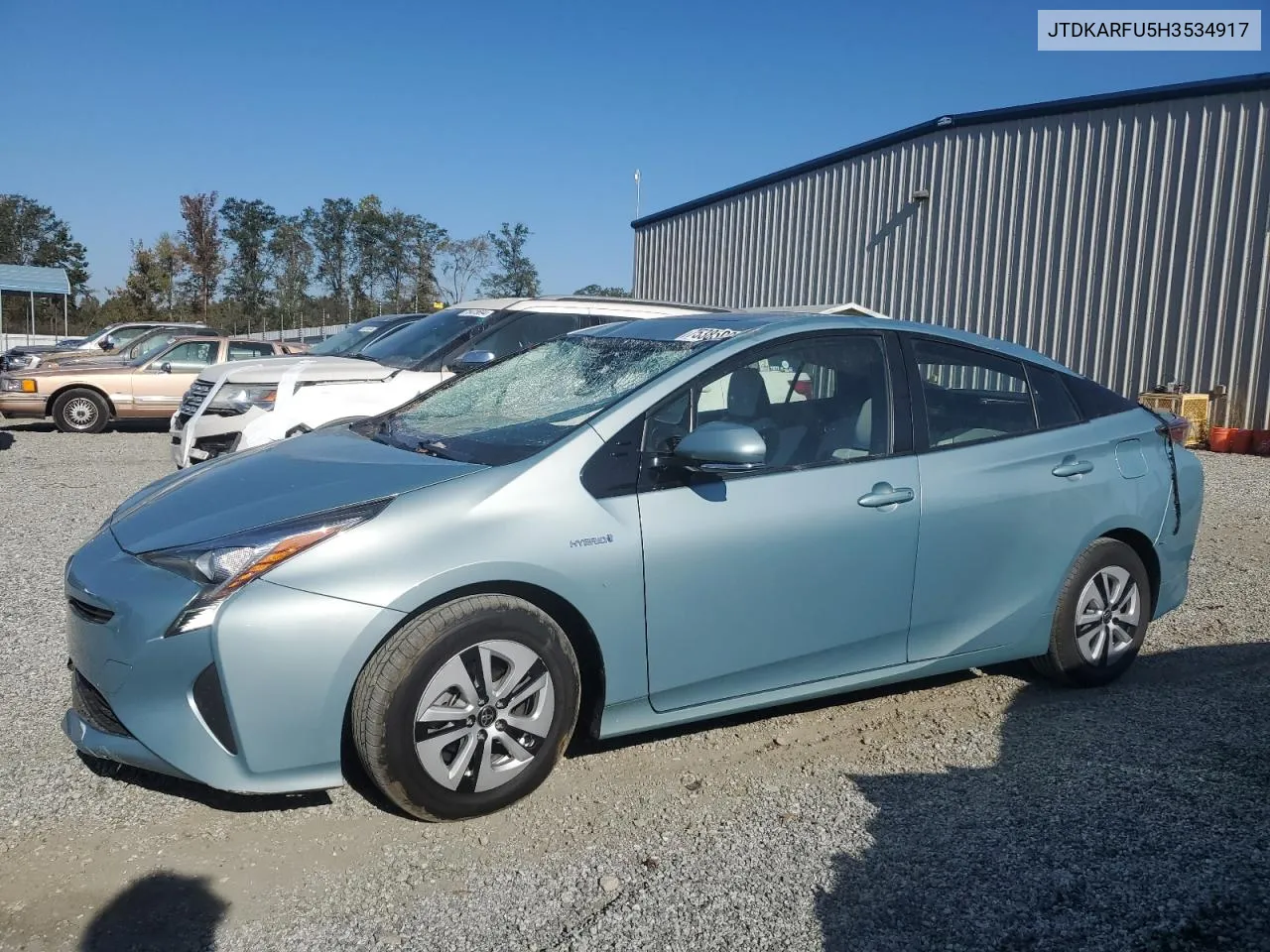 2017 Toyota Prius VIN: JTDKARFU5H3534917 Lot: 75385924