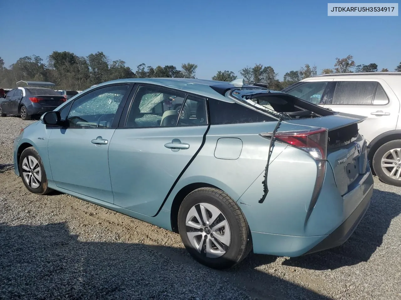 2017 Toyota Prius VIN: JTDKARFU5H3534917 Lot: 75385924