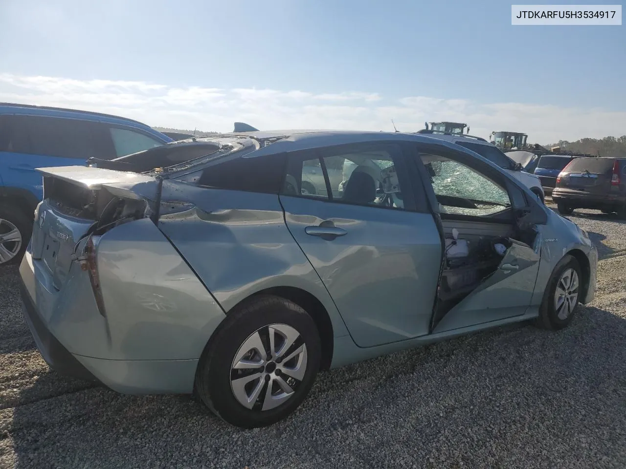 2017 Toyota Prius VIN: JTDKARFU5H3534917 Lot: 75385924