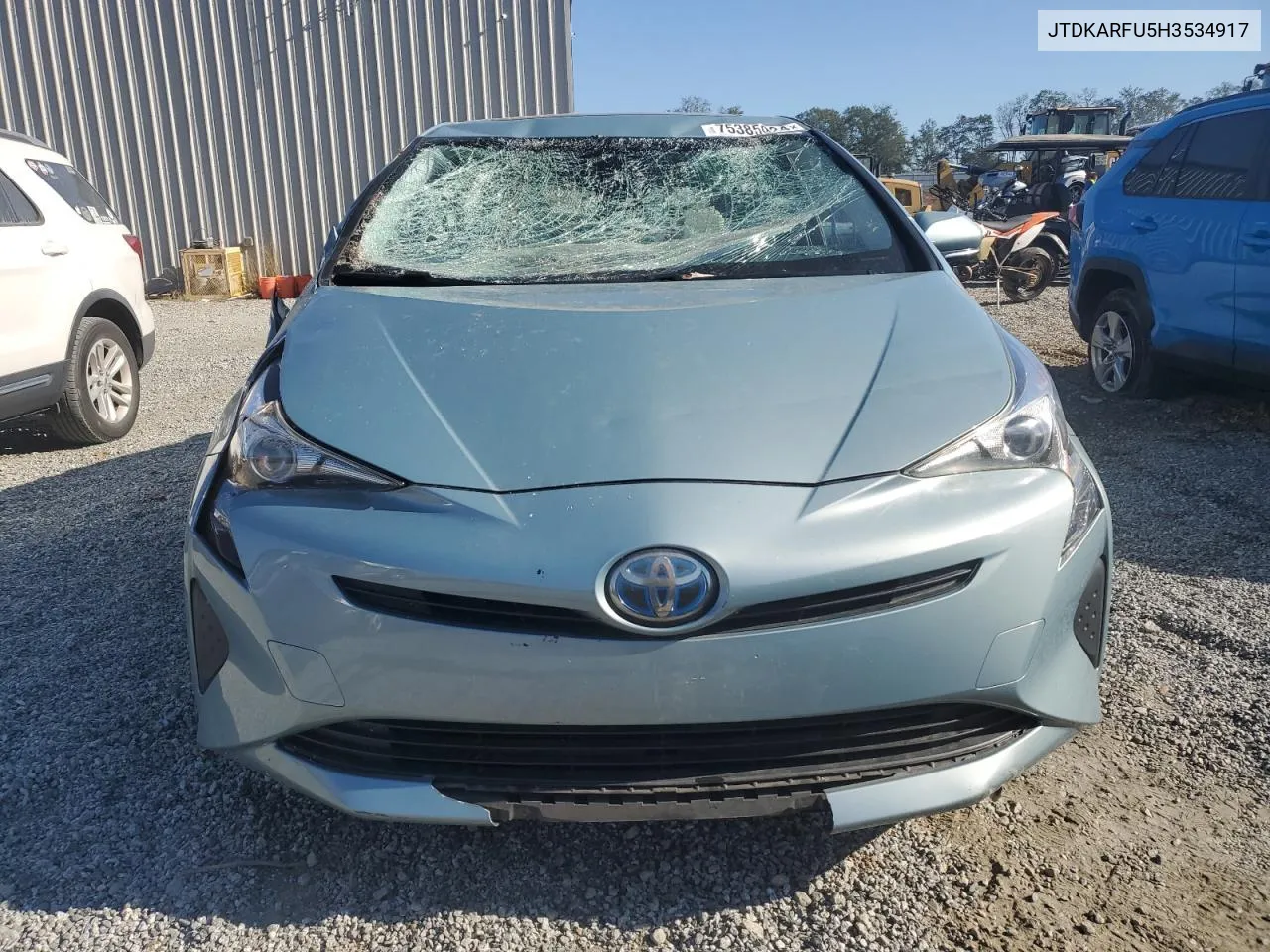 2017 Toyota Prius VIN: JTDKARFU5H3534917 Lot: 75385924