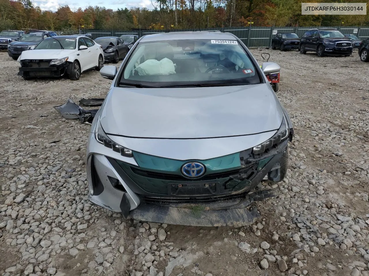 2017 Toyota Prius Prime VIN: JTDKARFP6H3030144 Lot: 75394124