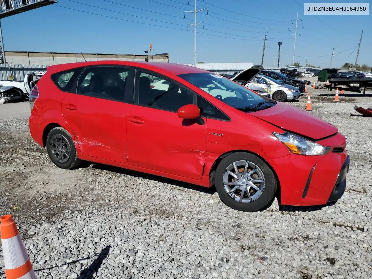 2017 Toyota Prius V VIN: JTDZN3EU4HJ064960 Lot: 75605414