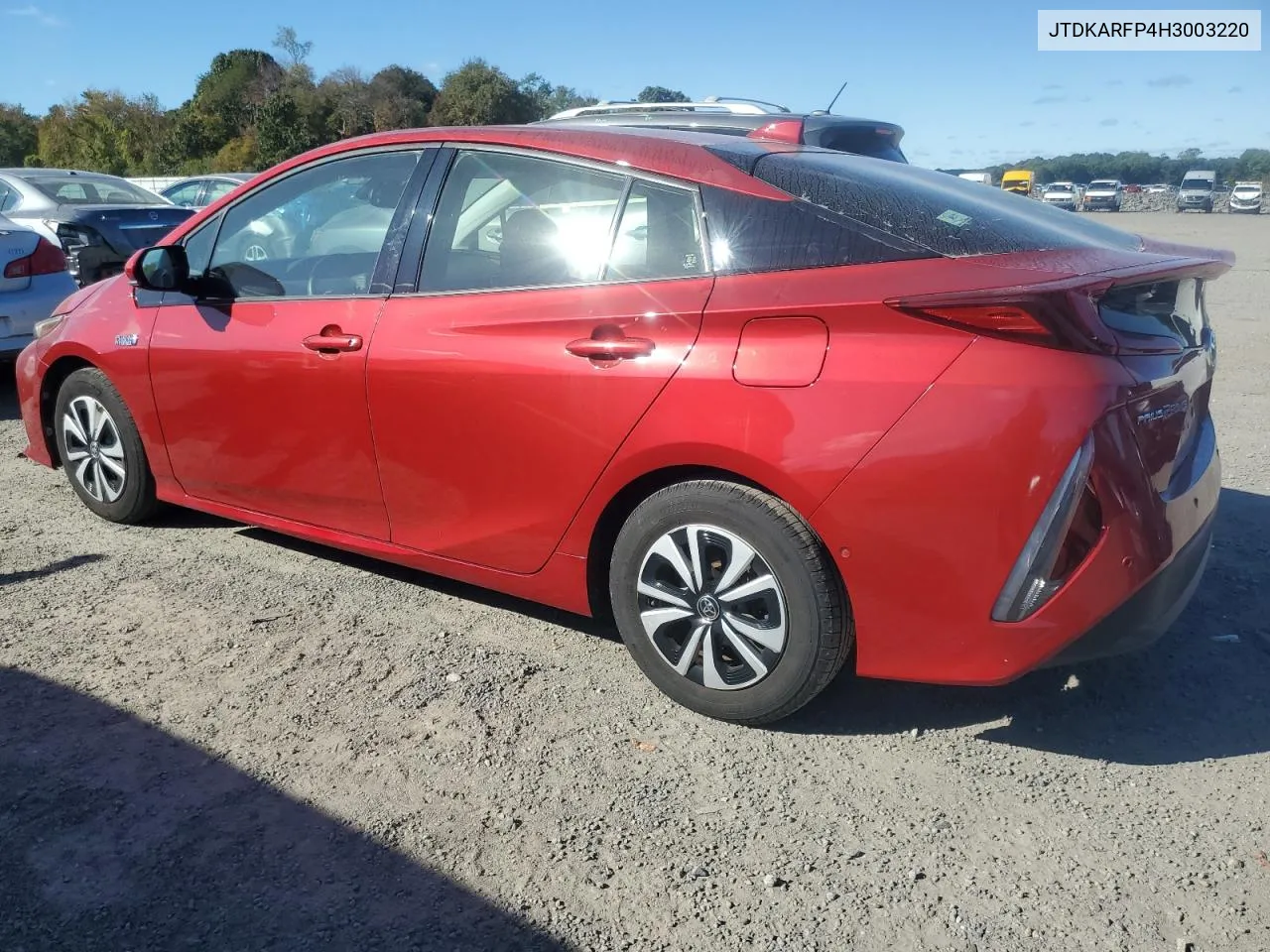 2017 Toyota Prius Prime VIN: JTDKARFP4H3003220 Lot: 75626634