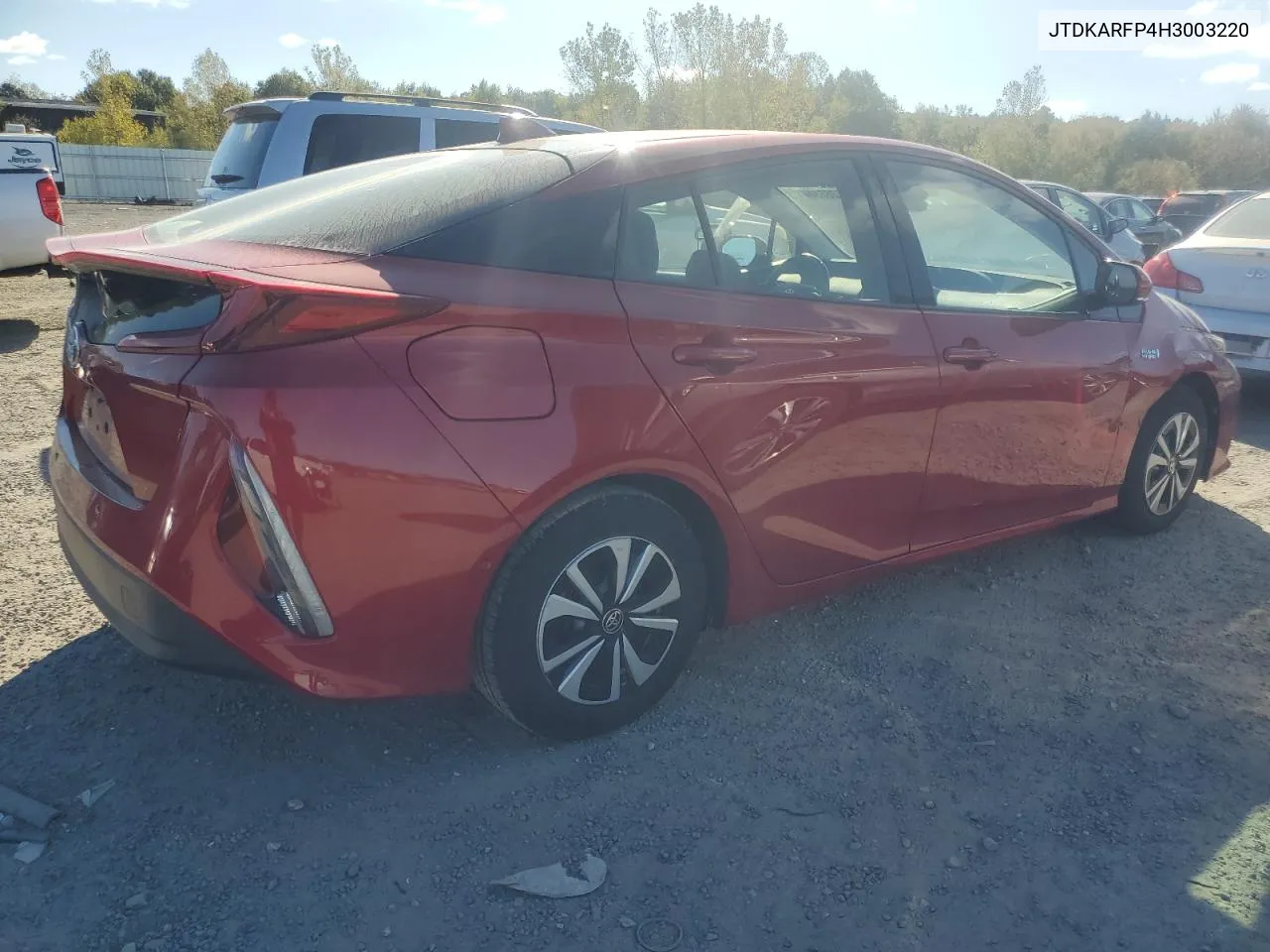 2017 Toyota Prius Prime VIN: JTDKARFP4H3003220 Lot: 75626634