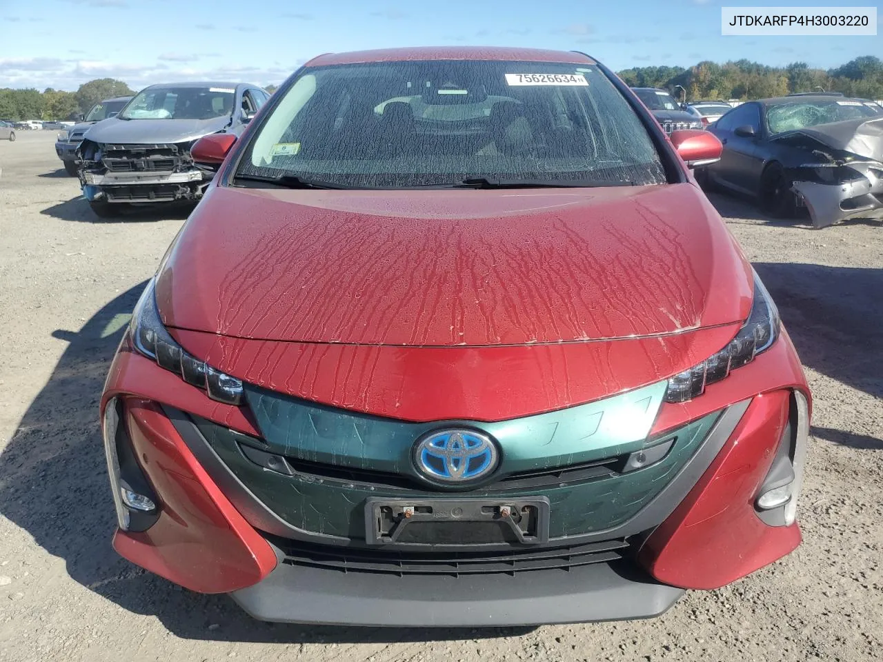 2017 Toyota Prius Prime VIN: JTDKARFP4H3003220 Lot: 75626634