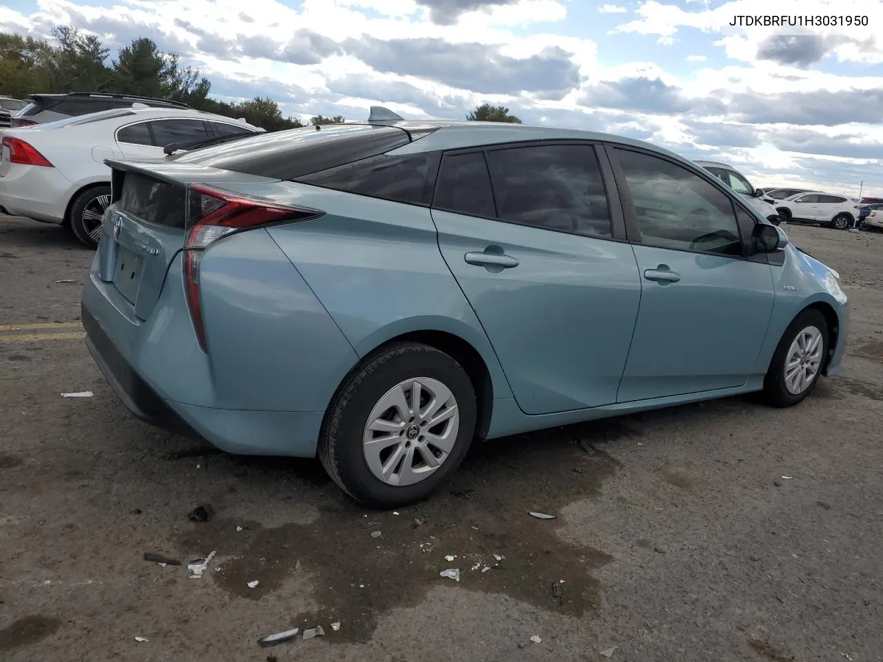 2017 Toyota Prius VIN: JTDKBRFU1H3031950 Lot: 75855454