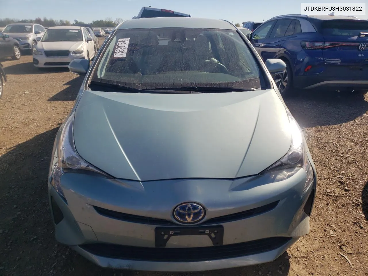 2017 Toyota Prius VIN: JTDKBRFU3H3031822 Lot: 75890734