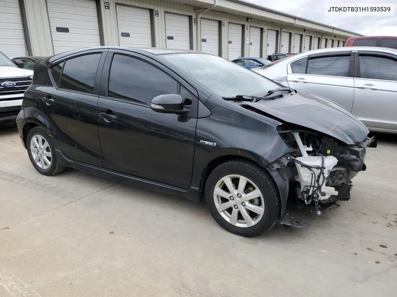 2017 Toyota Prius C VIN: JTDKDTB31H1593539 Lot: 75914344