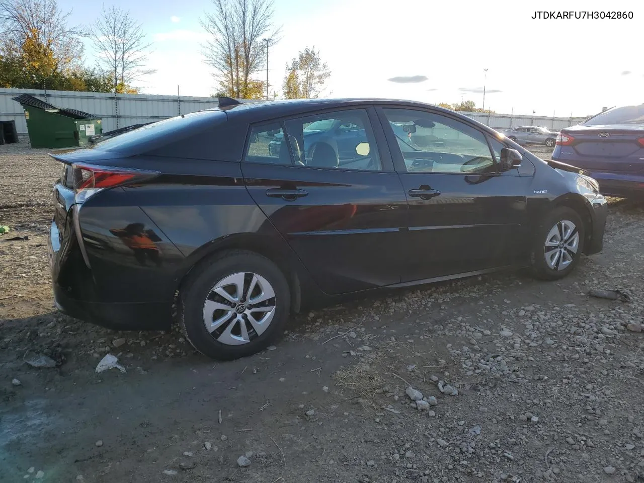 2017 Toyota Prius VIN: JTDKARFU7H3042860 Lot: 75956084