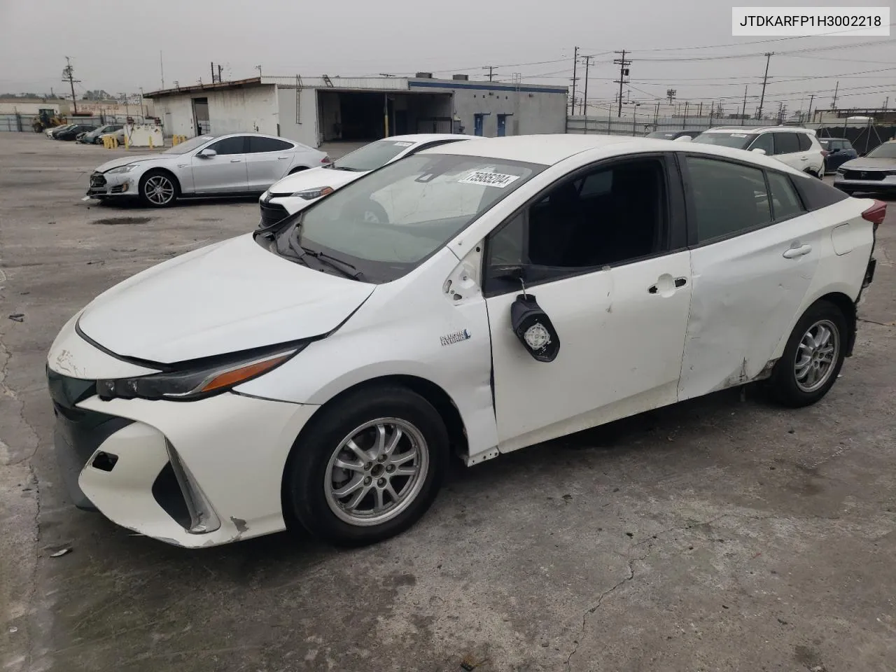 2017 Toyota Prius Prime VIN: JTDKARFP1H3002218 Lot: 75985204