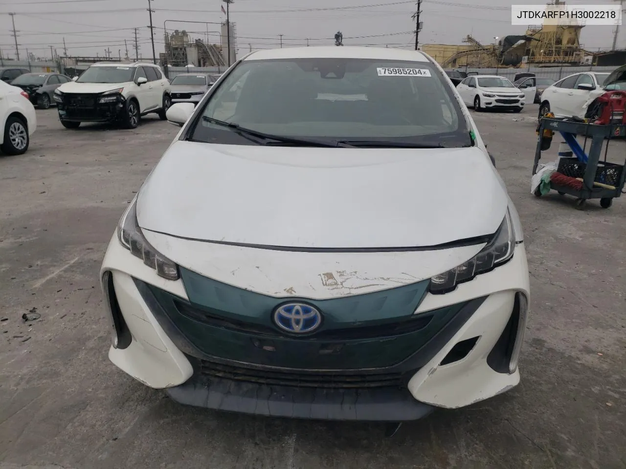 2017 Toyota Prius Prime VIN: JTDKARFP1H3002218 Lot: 75985204