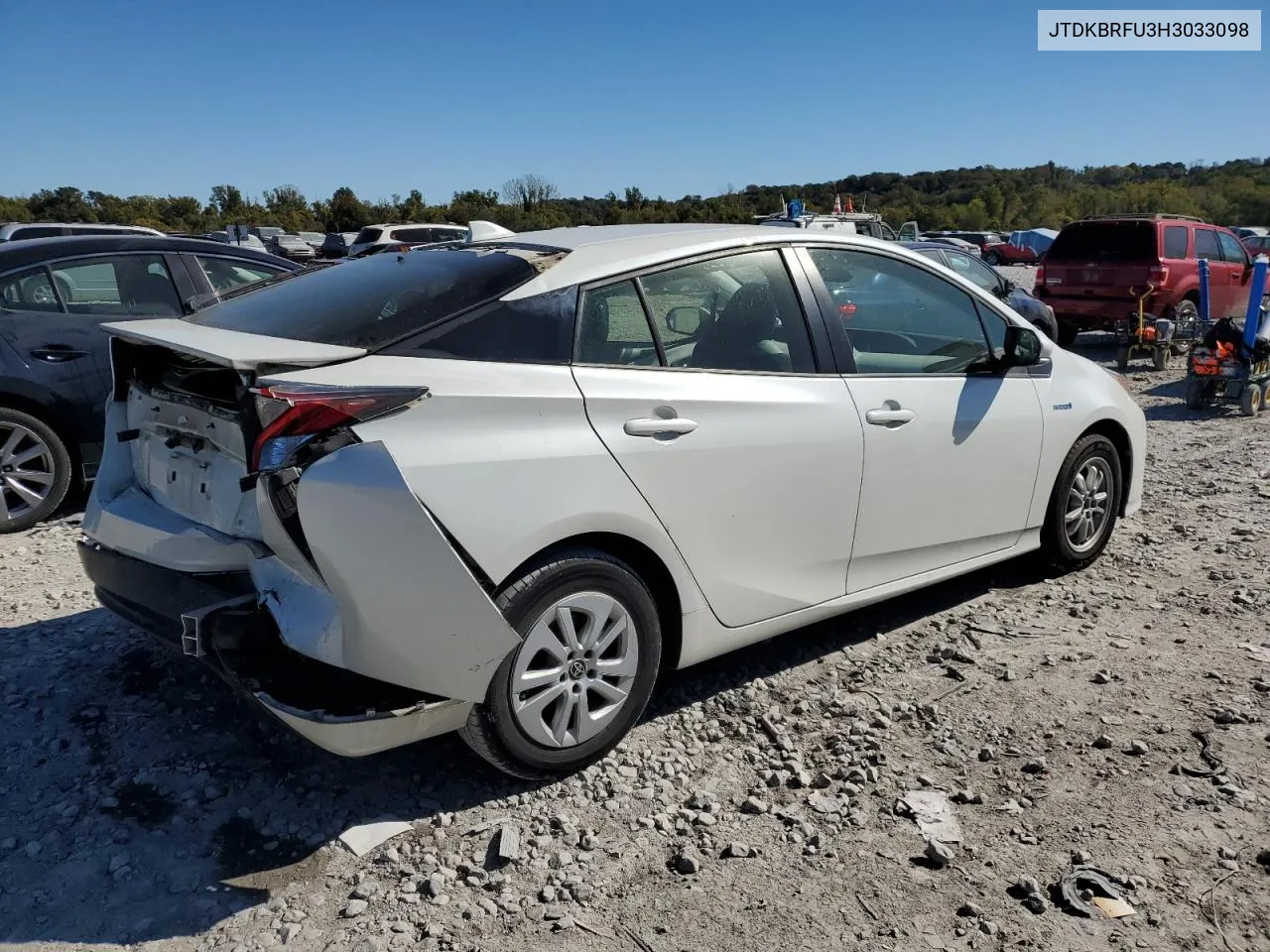 2017 Toyota Prius VIN: JTDKBRFU3H3033098 Lot: 76118424