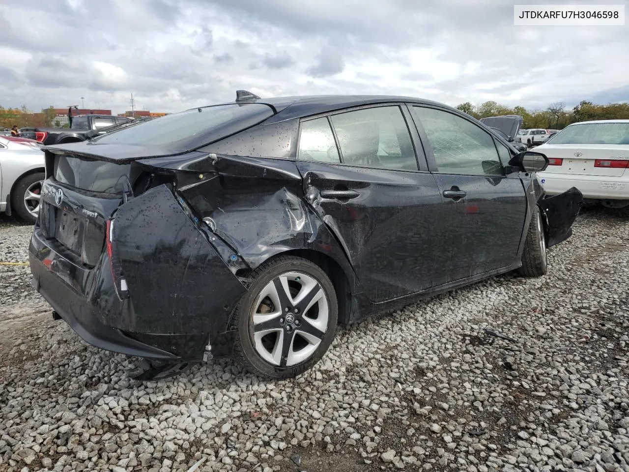 2017 Toyota Prius VIN: JTDKARFU7H3046598 Lot: 76165634