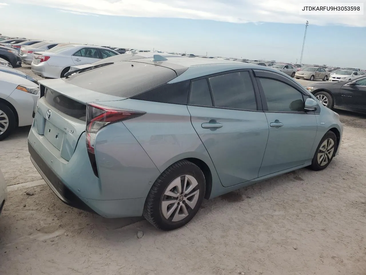 2017 Toyota Prius VIN: JTDKARFU9H3053598 Lot: 76203274