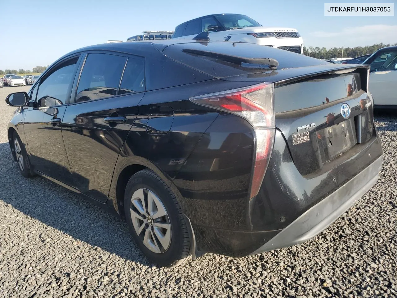 2017 Toyota Prius VIN: JTDKARFU1H3037055 Lot: 76250304