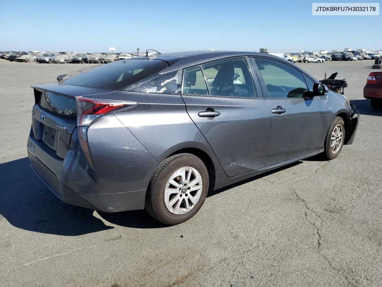 2017 Toyota Prius VIN: JTDKBRFU7H3032178 Lot: 76252054