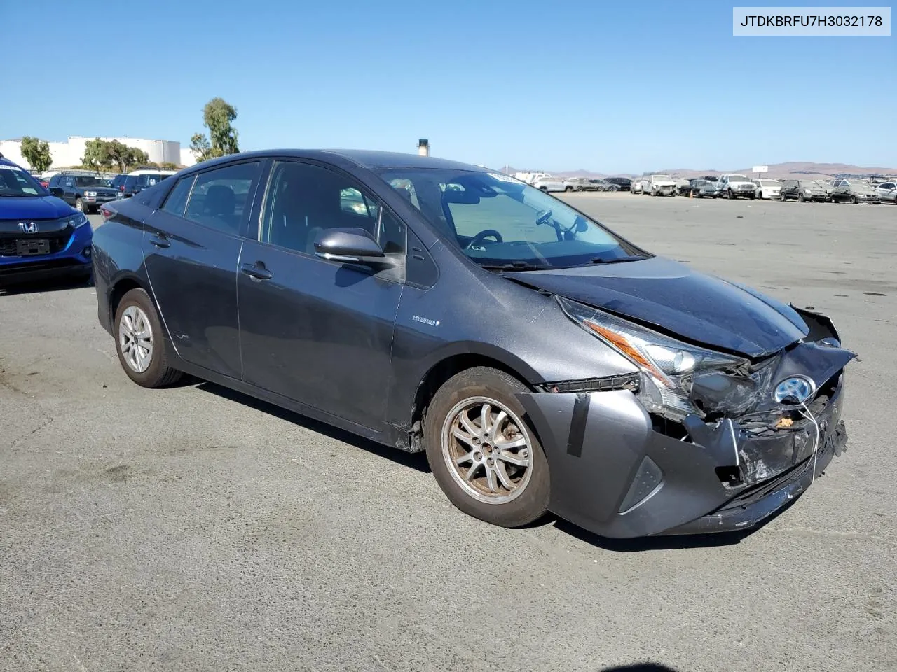 2017 Toyota Prius VIN: JTDKBRFU7H3032178 Lot: 76252054