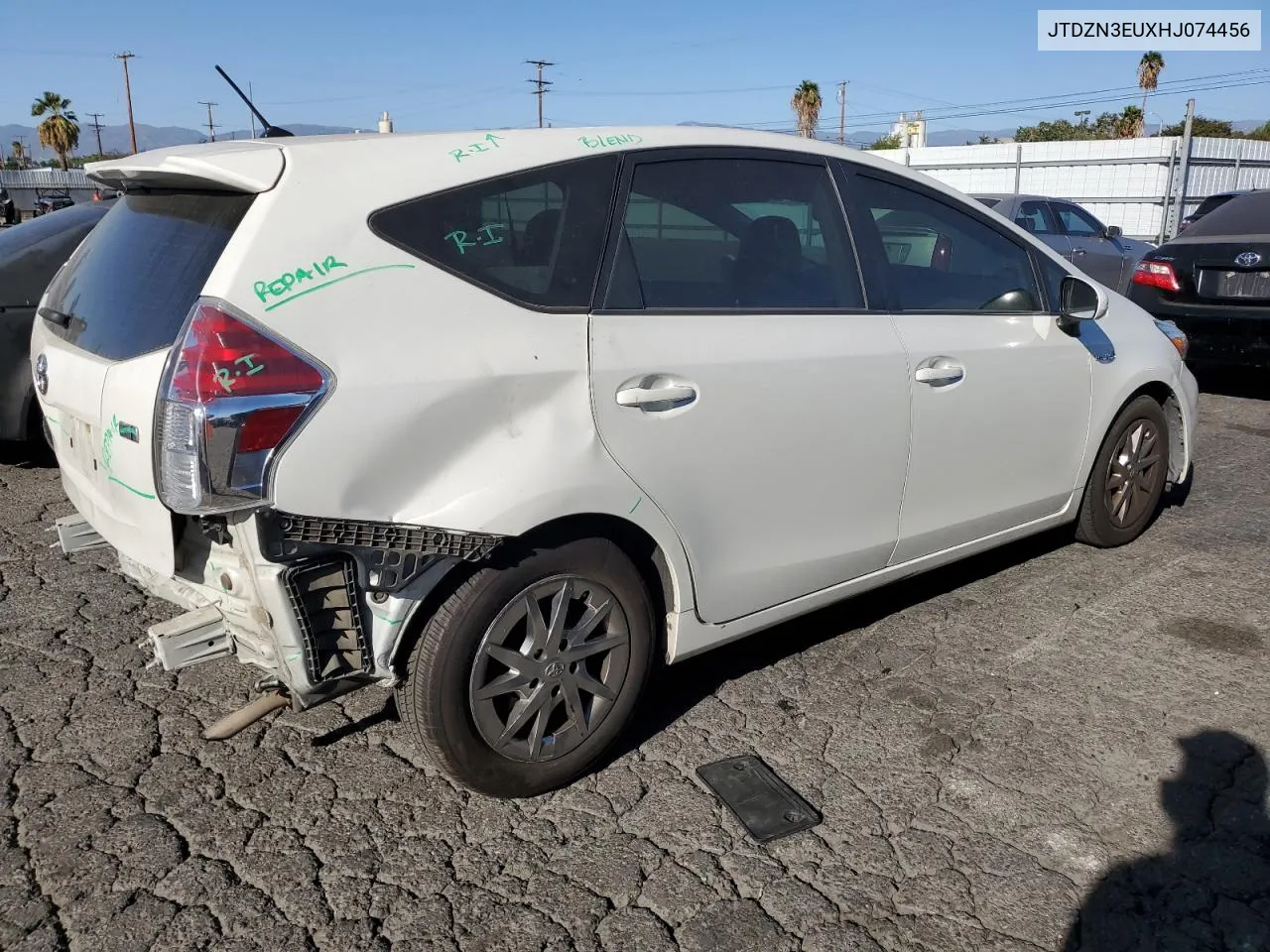 2017 Toyota Prius V VIN: JTDZN3EUXHJ074456 Lot: 76274874