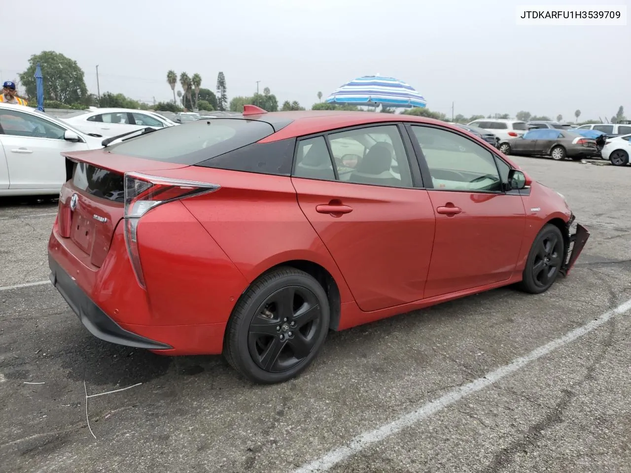 2017 Toyota Prius VIN: JTDKARFU1H3539709 Lot: 76363364