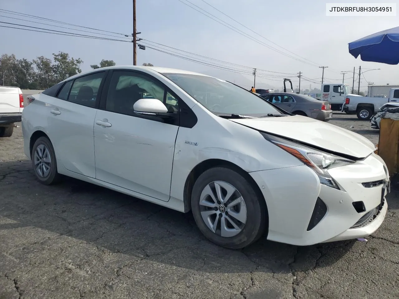 2017 Toyota Prius VIN: JTDKBRFU8H3054951 Lot: 76493834