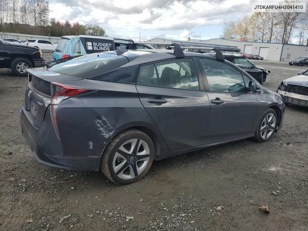 2017 Toyota Prius VIN: JTDKARFU4H3041410 Lot: 76530534