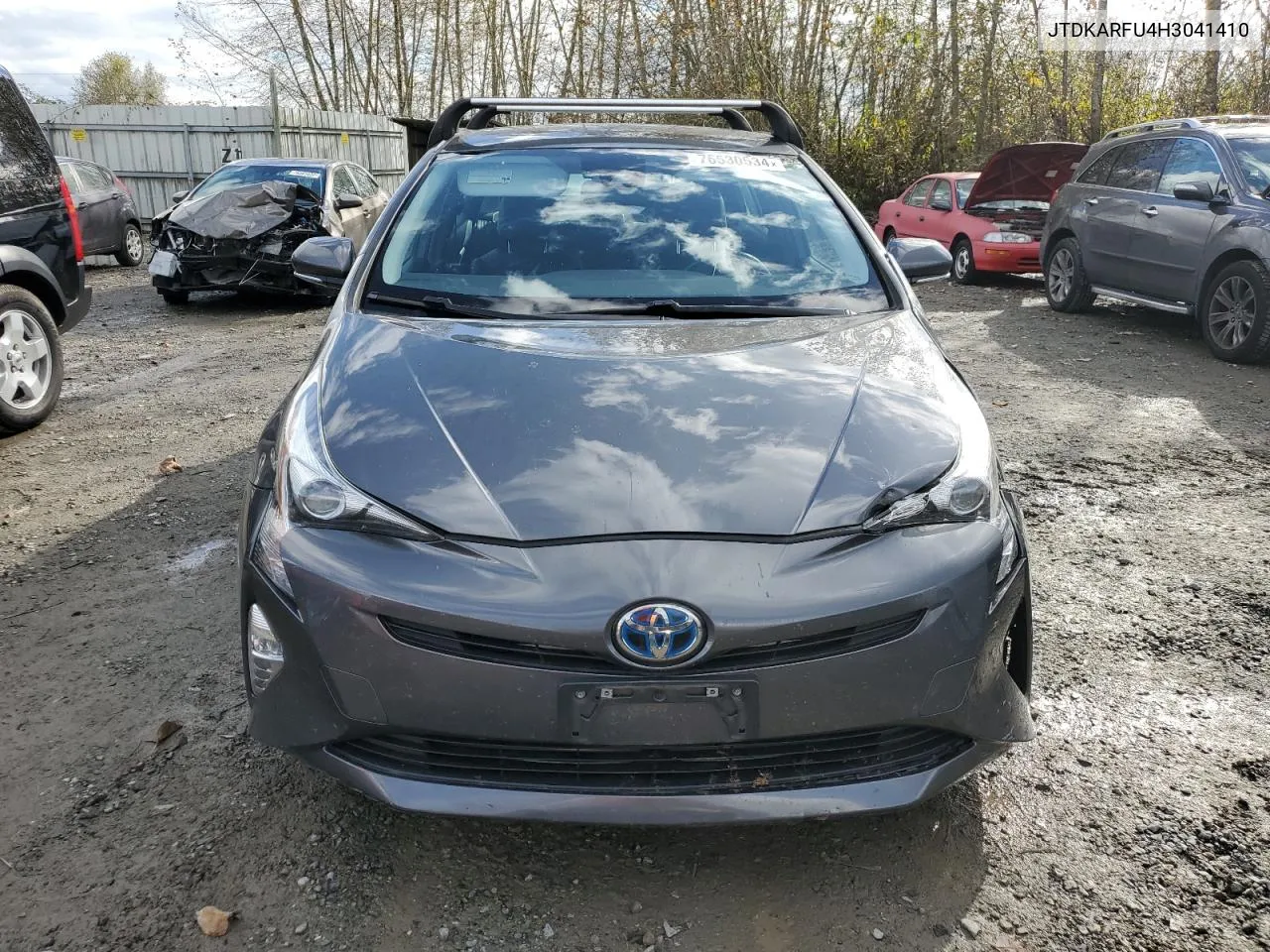 2017 Toyota Prius VIN: JTDKARFU4H3041410 Lot: 76530534