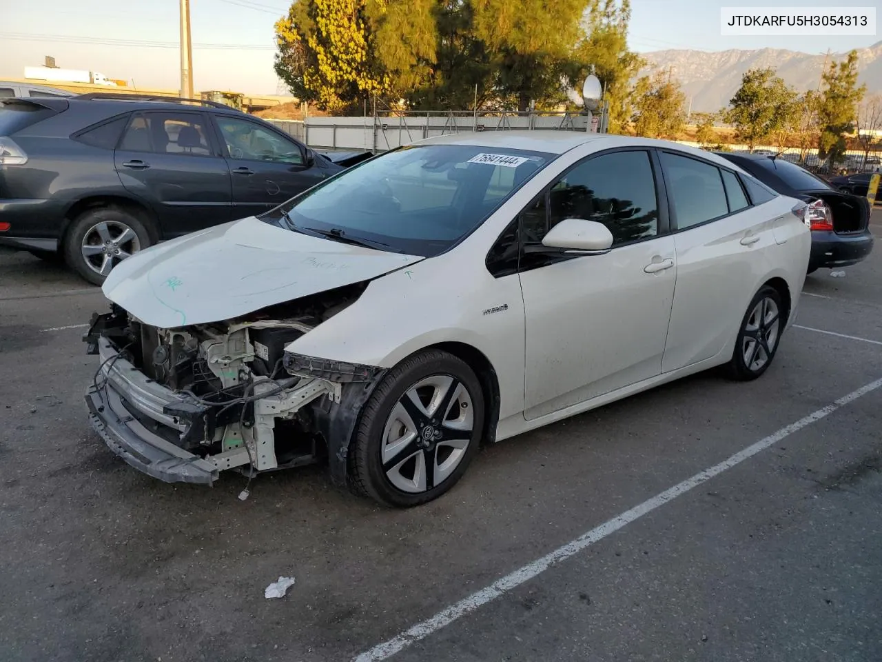 2017 Toyota Prius VIN: JTDKARFU5H3054313 Lot: 76841444