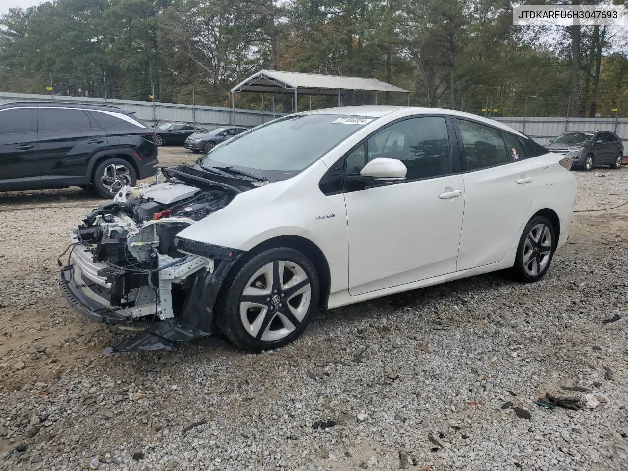 2017 Toyota Prius VIN: JTDKARFU6H3047693 Lot: 77186024