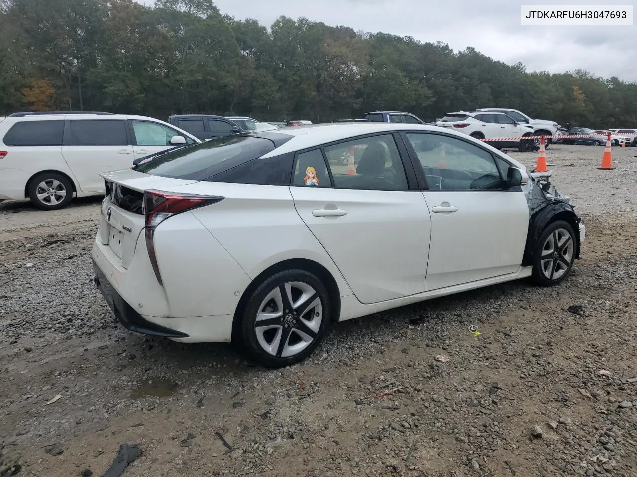 2017 Toyota Prius VIN: JTDKARFU6H3047693 Lot: 77186024