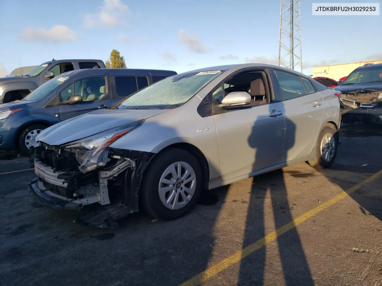 2017 Toyota Prius VIN: JTDKBRFU2H3029253 Lot: 77262044