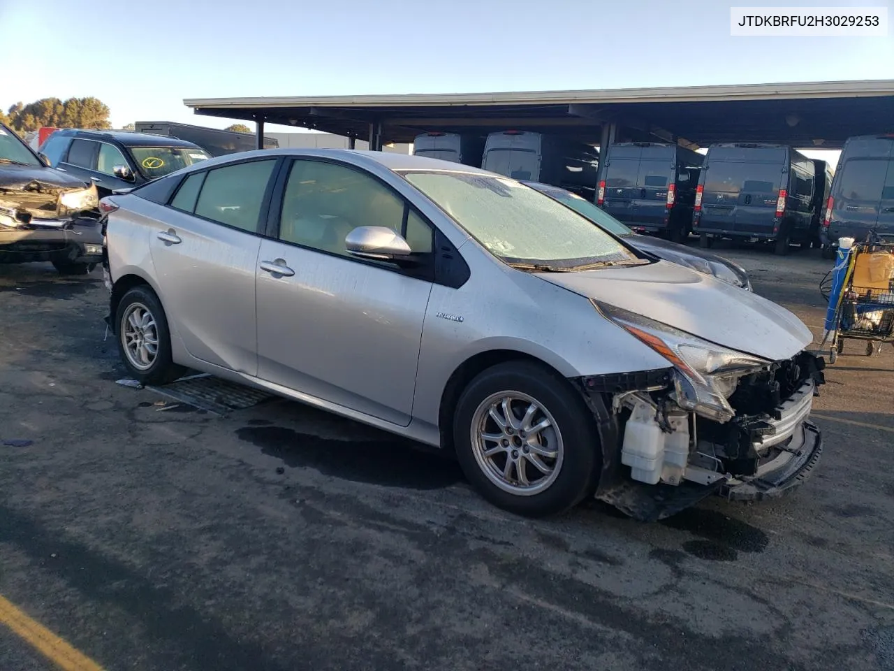 2017 Toyota Prius VIN: JTDKBRFU2H3029253 Lot: 77262044