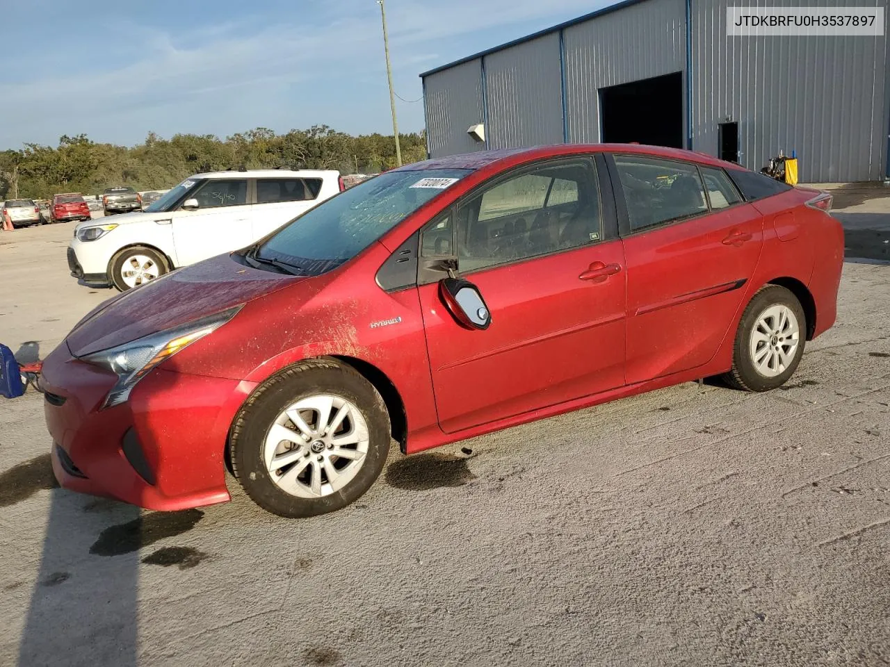 2017 Toyota Prius VIN: JTDKBRFU0H3537897 Lot: 77320074