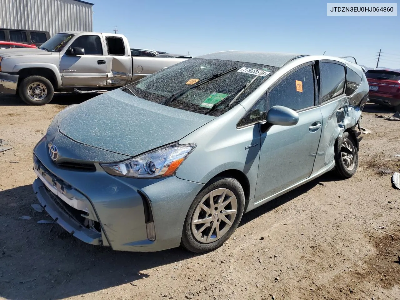 2017 Toyota Prius V VIN: JTDZN3EU0HJ064860 Lot: 77620514