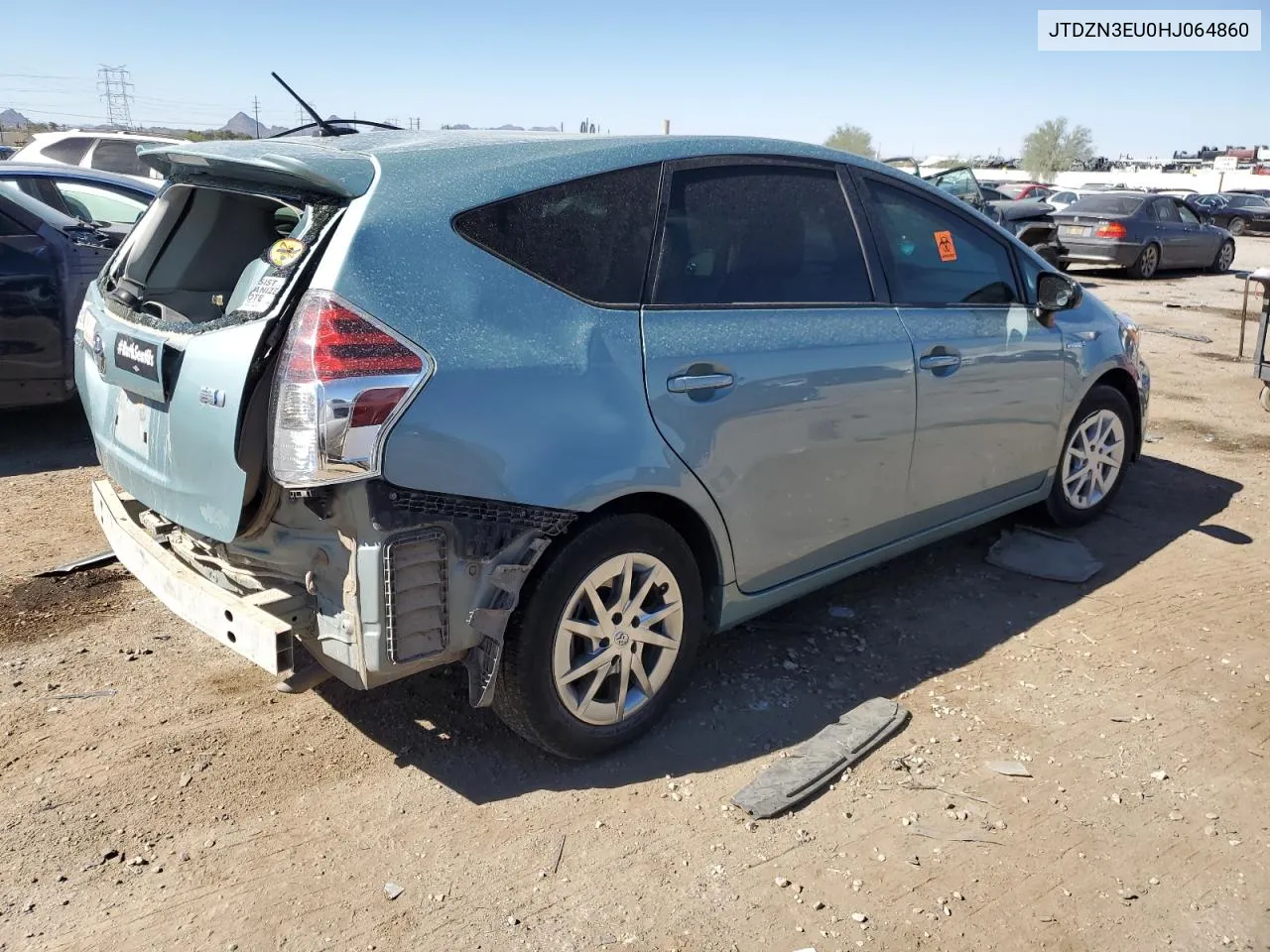 2017 Toyota Prius V VIN: JTDZN3EU0HJ064860 Lot: 77620514