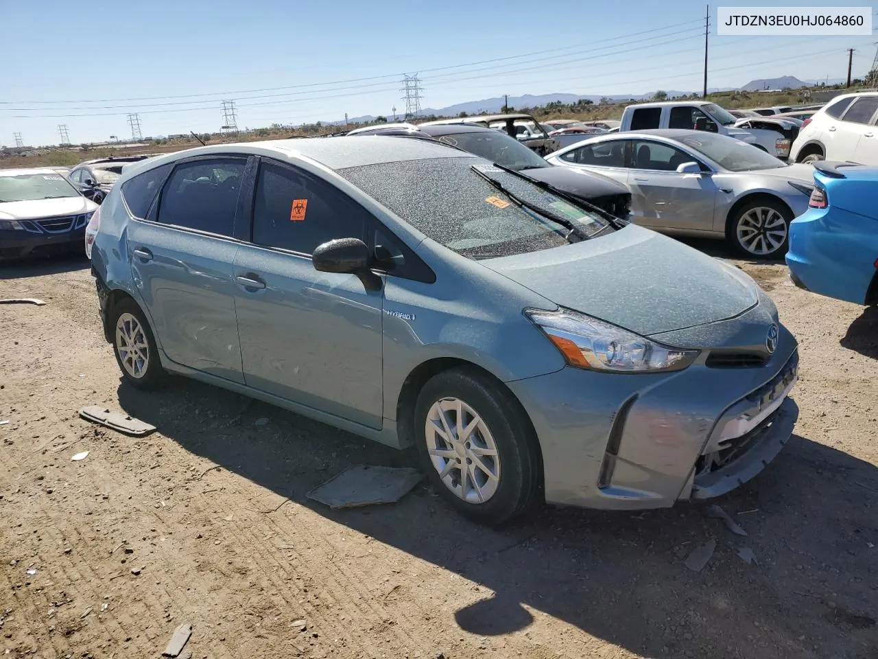 2017 Toyota Prius V VIN: JTDZN3EU0HJ064860 Lot: 77620514