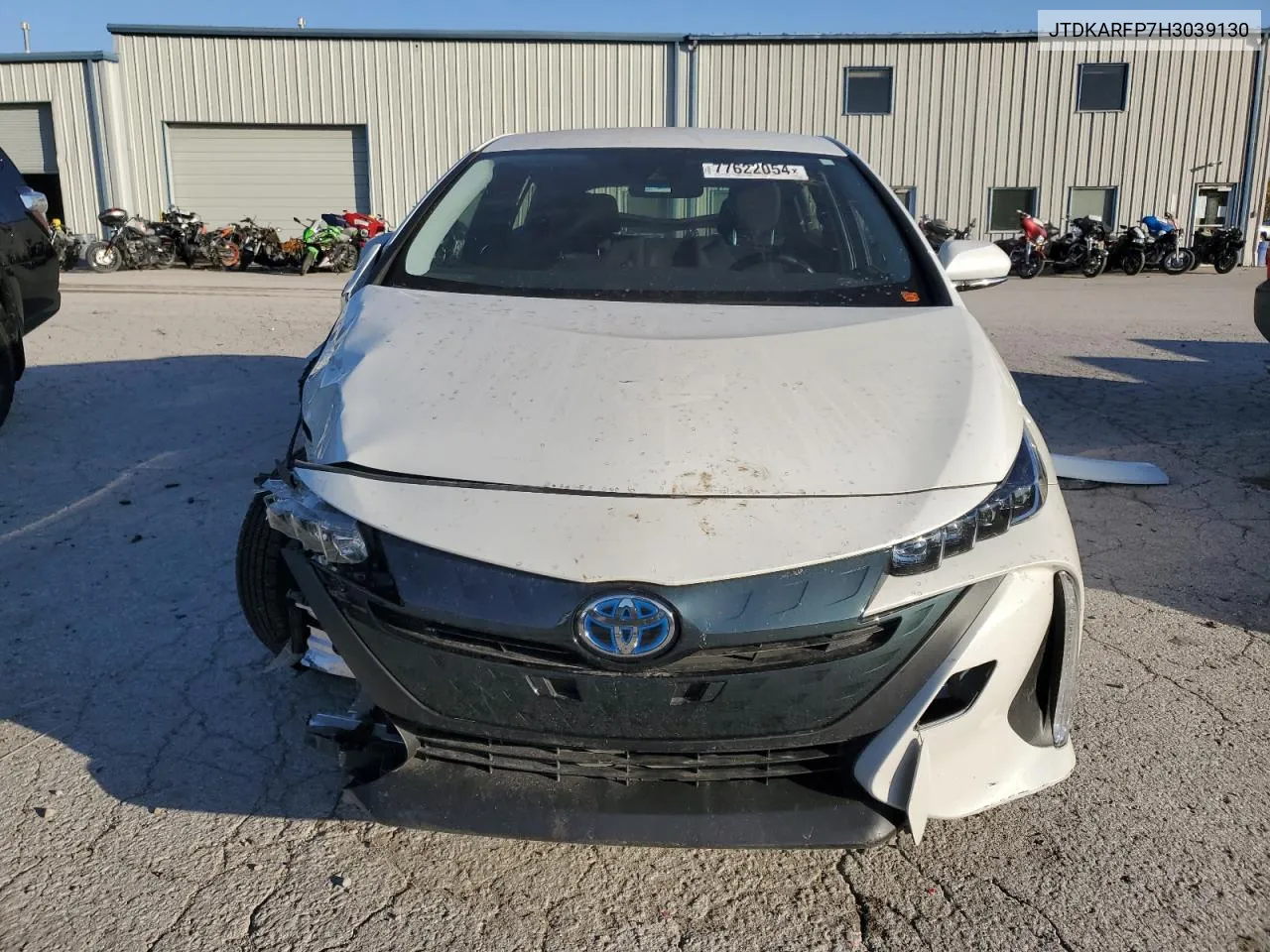 2017 Toyota Prius Prime VIN: JTDKARFP7H3039130 Lot: 77622054