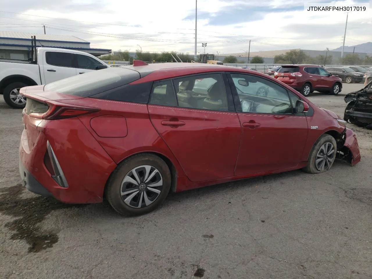 2017 Toyota Prius Prime VIN: JTDKARFP4H3017019 Lot: 77702374