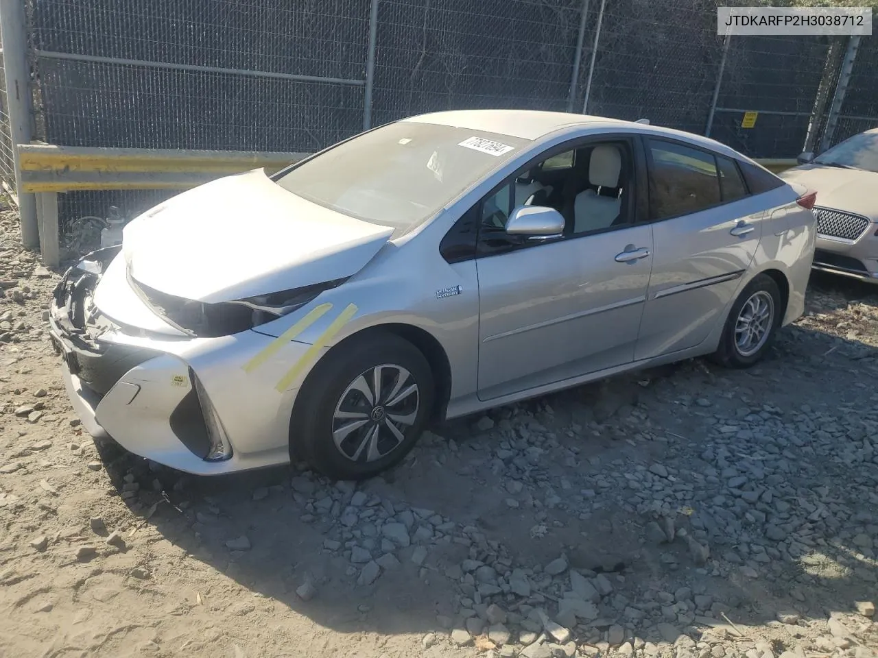 2017 Toyota Prius Prime VIN: JTDKARFP2H3038712 Lot: 77827694