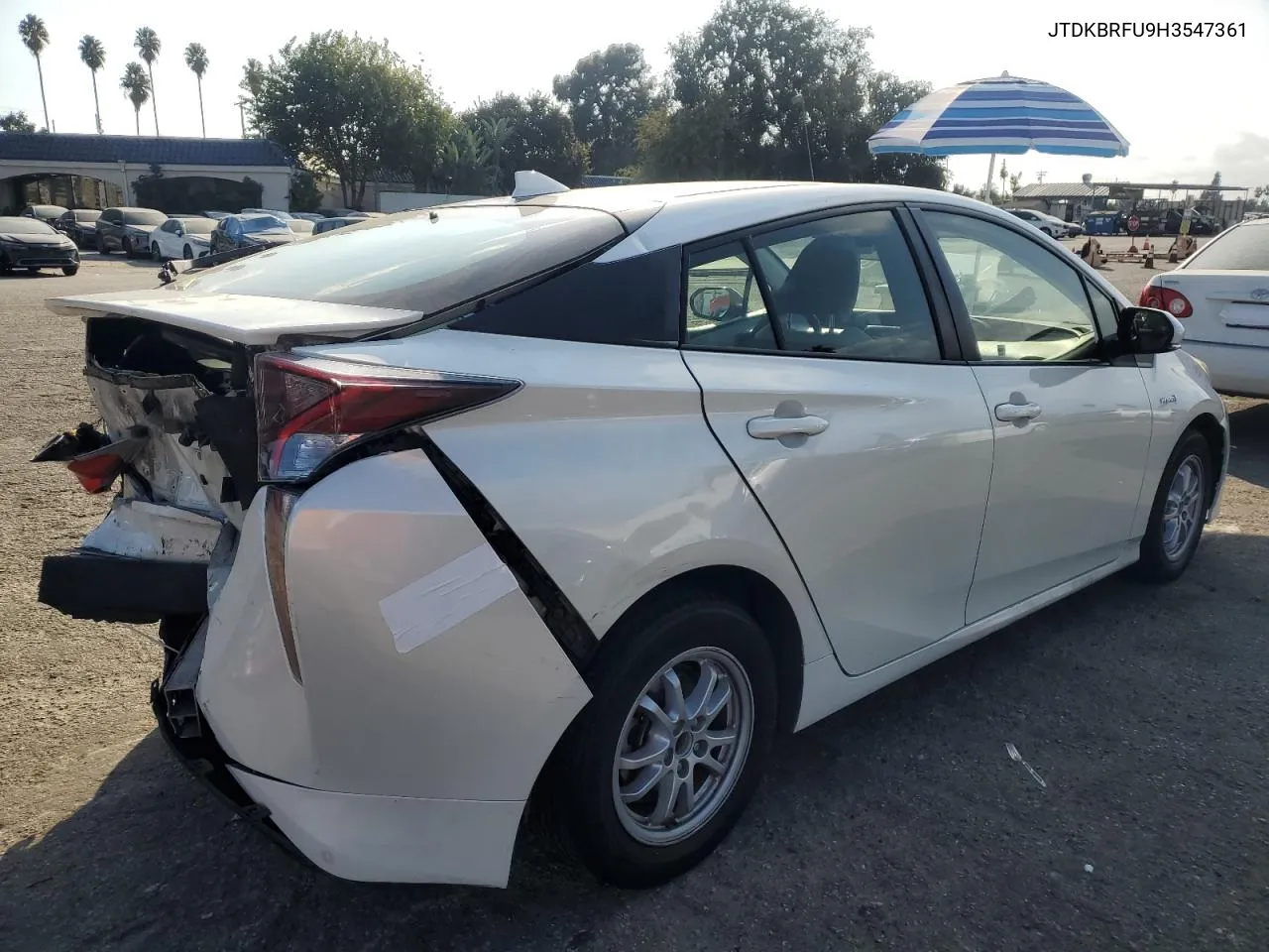 2017 Toyota Prius VIN: JTDKBRFU9H3547361 Lot: 78063464