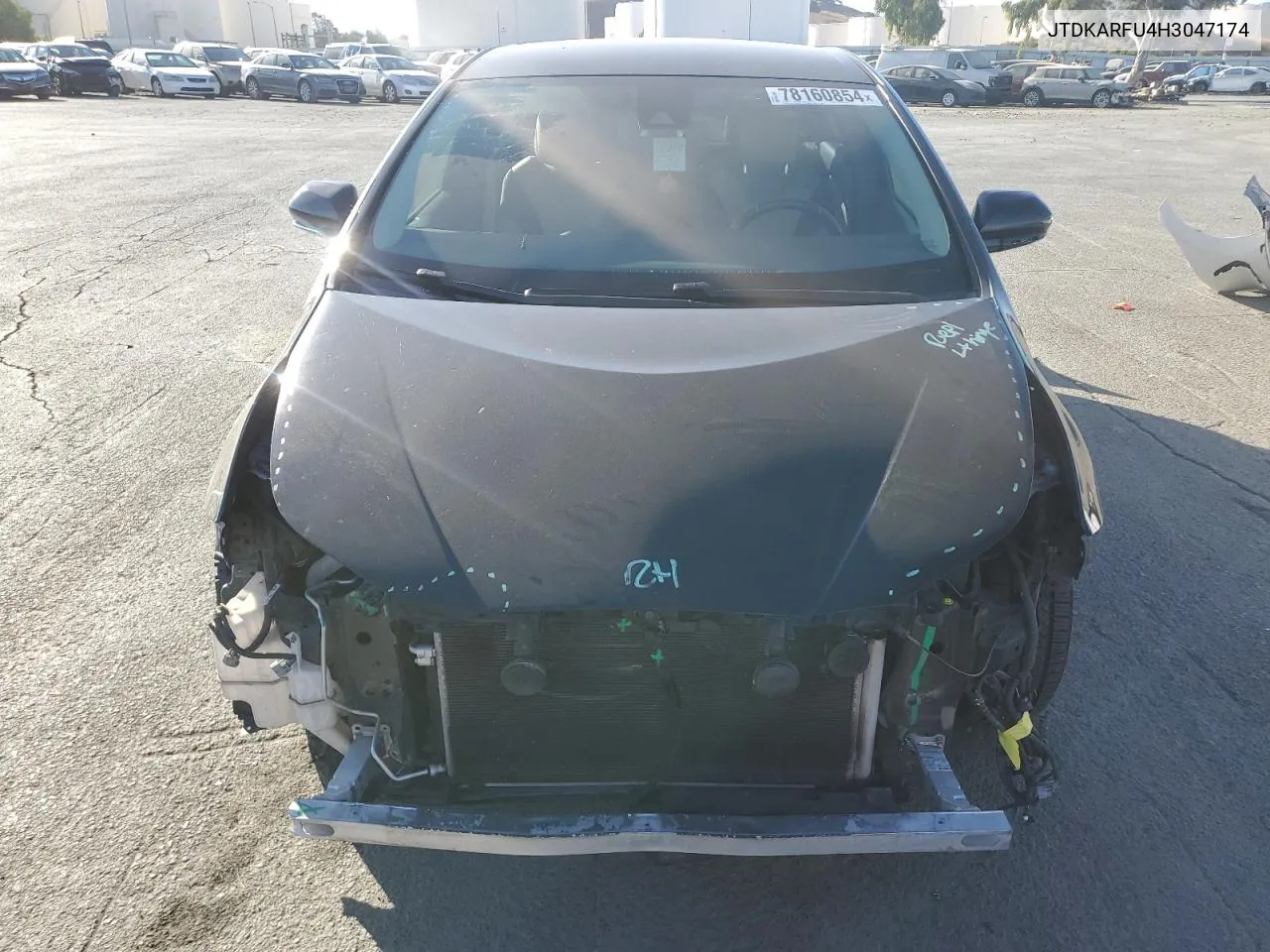 2017 Toyota Prius VIN: JTDKARFU4H3047174 Lot: 78160854