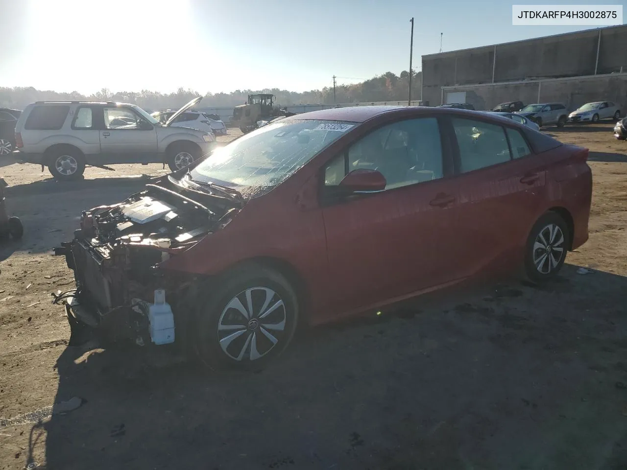 2017 Toyota Prius Prime VIN: JTDKARFP4H3002875 Lot: 78513264