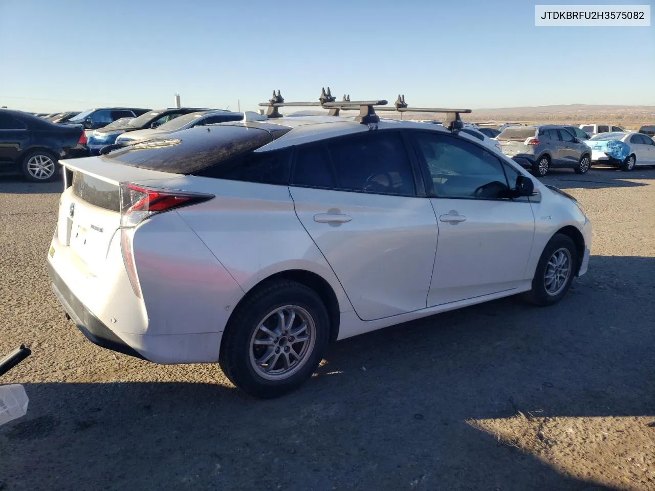 2017 Toyota Prius VIN: JTDKBRFU2H3575082 Lot: 78600434