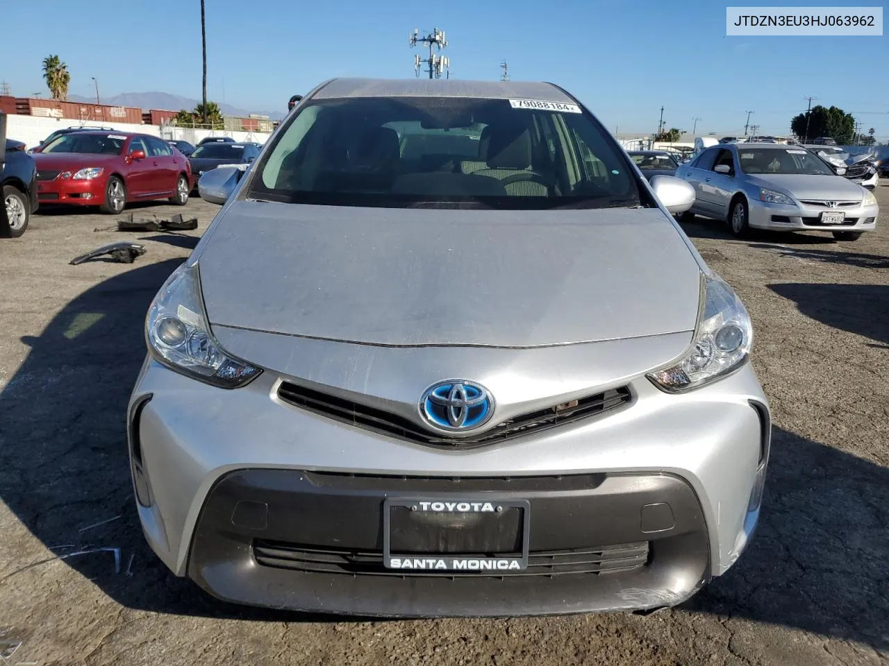 2017 Toyota Prius V VIN: JTDZN3EU3HJ063962 Lot: 79088184