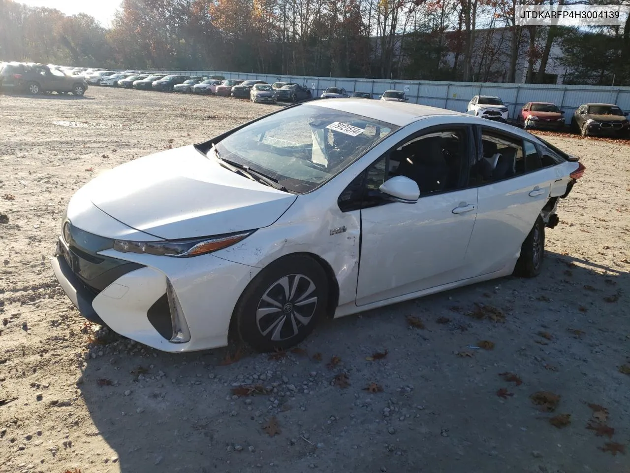 2017 Toyota Prius Prime VIN: JTDKARFP4H3004139 Lot: 79121514