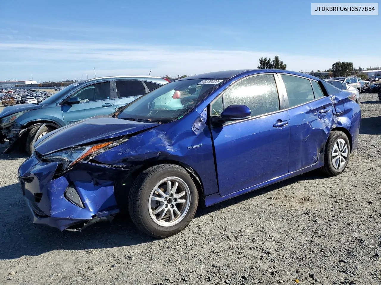 2017 Toyota Prius VIN: JTDKBRFU6H3577854 Lot: 79232124