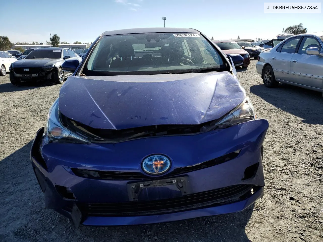 2017 Toyota Prius VIN: JTDKBRFU6H3577854 Lot: 79232124